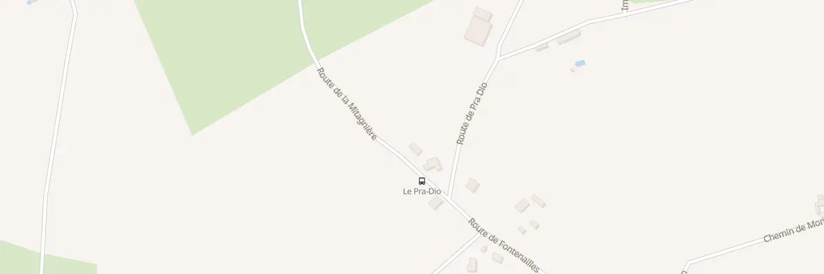 Plan du 8 Rte de la Mitagnière à Rochetoirin