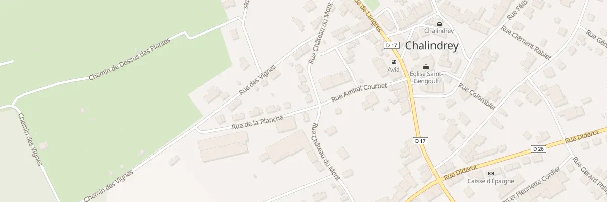 Plan du 16 Rue Château du Mont à Chalindrey