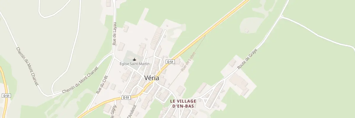 Plan du 260 Rte de Saint Amour à Véria