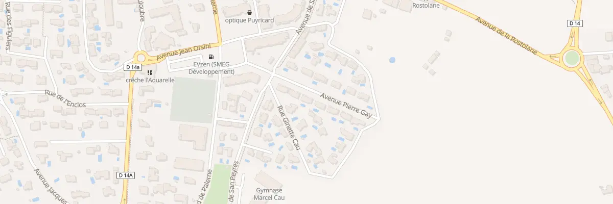 Plan du 70 Av Pierre Gay à Aix-en-Provence