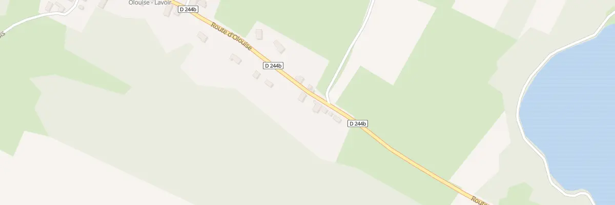 Plan du 2860 Rte d’Olouise à Sermérieu