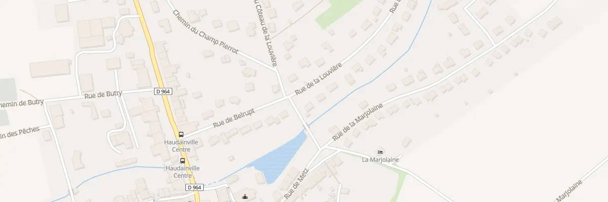 Plan du 2 Rue de la Louvière à Haudainville