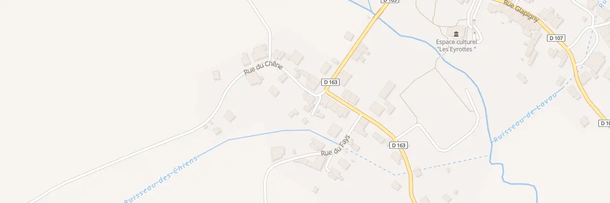 Plan du 1 Rue du Chene à Sarrey