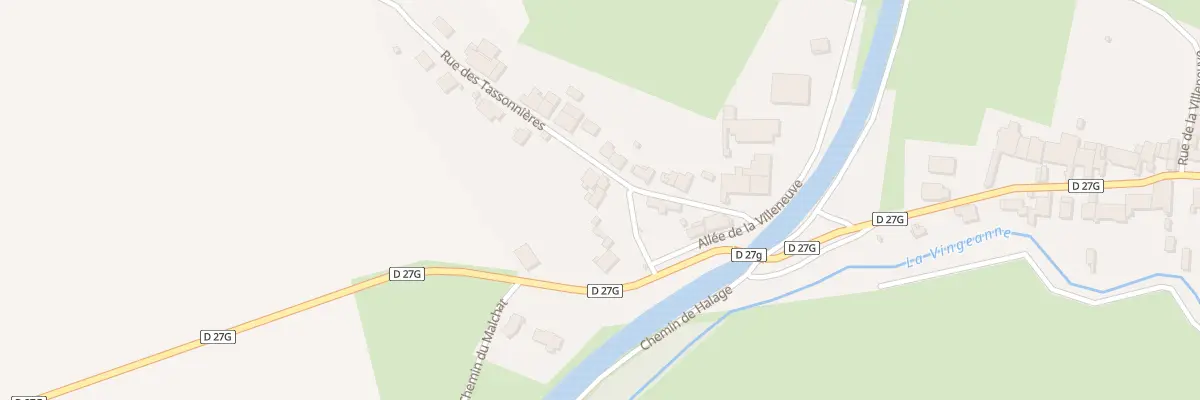 Plan du 5 Rue des Tassonnières à Pouilly-sur-Vingeanne