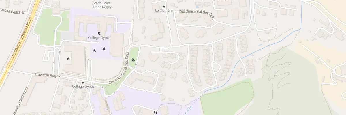Plan du 9113 Che du Val des Bois à Marseille 9e Arrondissement
