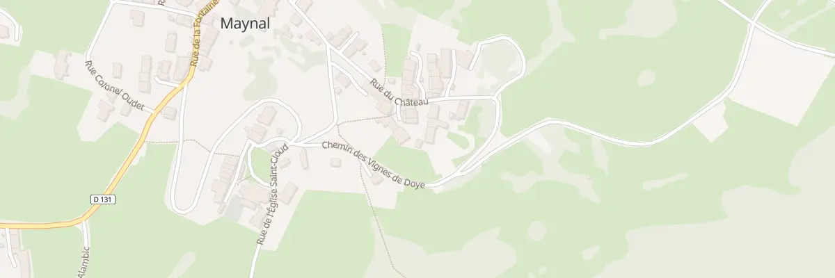 Plan du 7A Rue du Château à Maynal