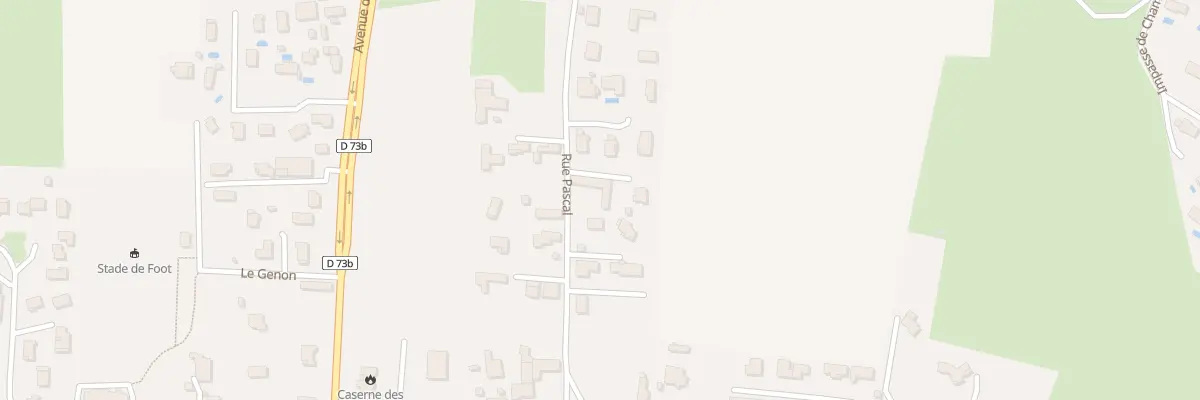 Plan du 440 Rue Pascal à Izeaux