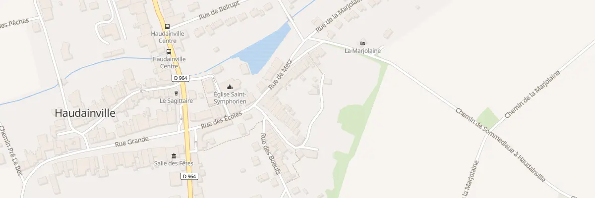 Plan du 13 Rue de Sommedieue à Haudainville