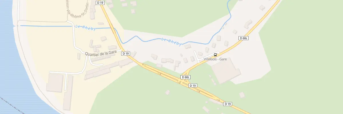 Plan du 986 Rte de la Gare à Villebois