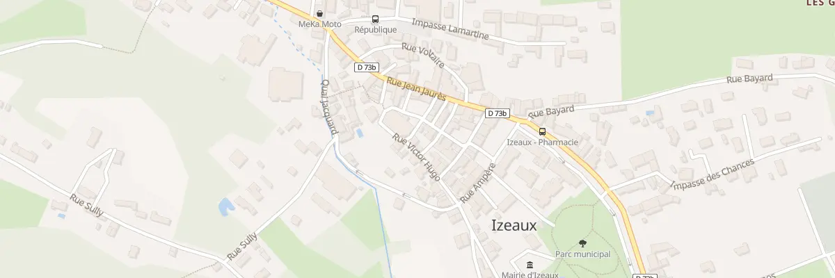 Plan du 1 Rue Victor Hugo à Izeaux