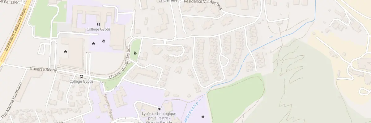 Plan du 9118 Che du Val des Bois à Marseille 9e Arrondissement
