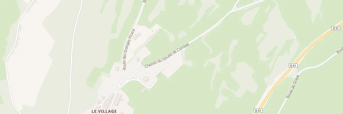 Plan du 5127 En Chassagne à Véria