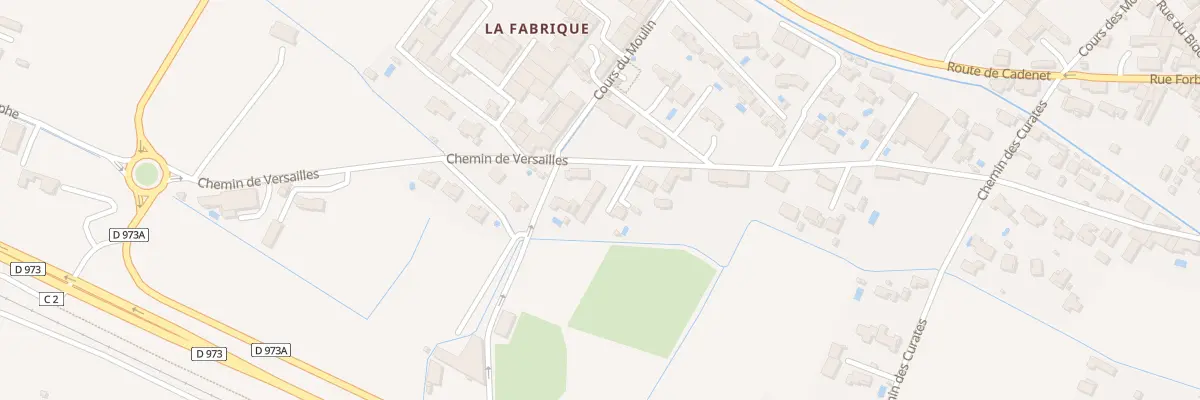 Plan du 305 Che de Versailles à Villelaure