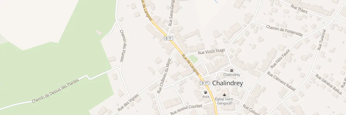 Plan du 1 Rue Château du Mont à Chalindrey