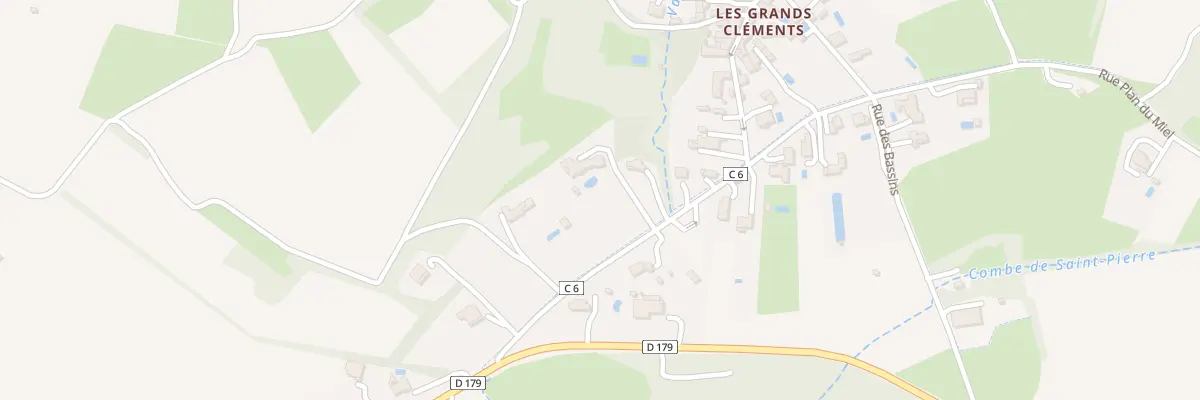 Plan du Hameau des Grands Clements à Villars