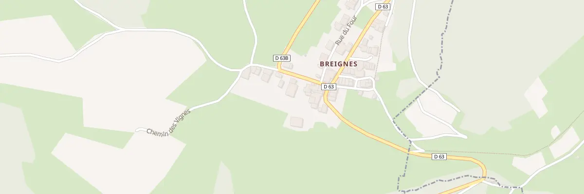 Plan du 52 Rte de Leymiat - Breignes à Poncin
