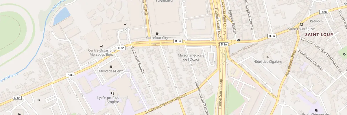 Plan du 3 Bd Achille Marcel à Marseille 10e Arrondissement