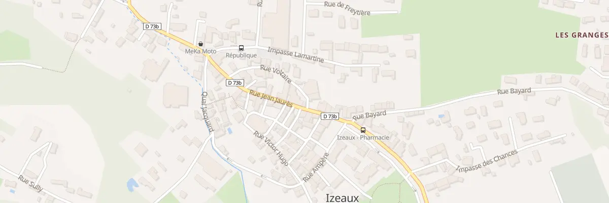 Plan du 23 Rue Jean Jaurès à Izeaux