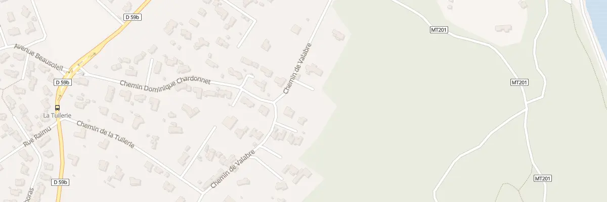Plan du 260A Che de Valabre à Bouc-Bel-Air