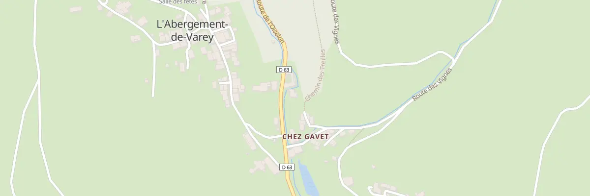Plan du 122 Rte de l’Oiselon à L’Abergement-de-Varey