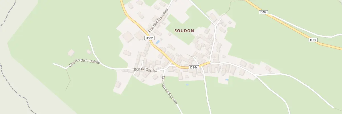 Plan du 175 Soudon à Souclin
