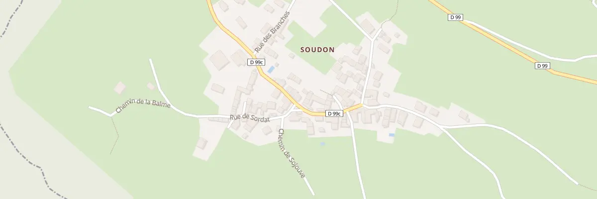 Plan du 9999 Soudon à Souclin