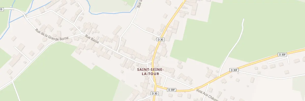 Plan du 24 Rue Haute du Chanoy à Saint-Seine-sur-Vingeanne