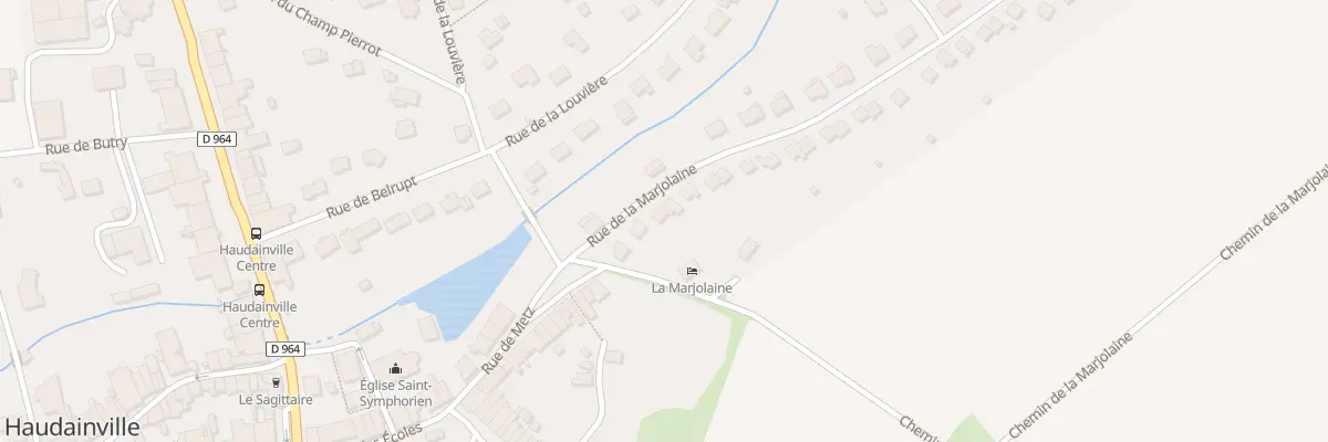 Plan du 6 Rue de la Marjolaine à Haudainville