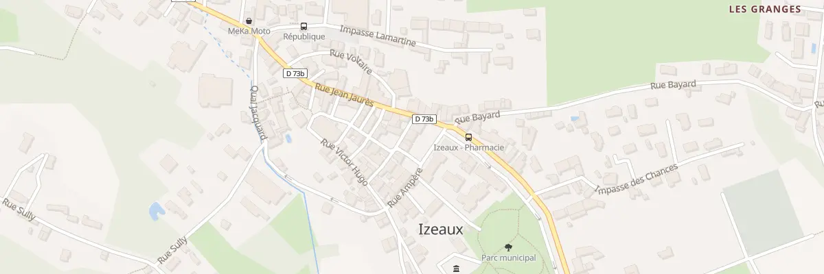 Plan du 1 Rue Barnave à Izeaux