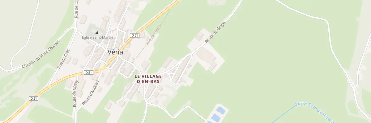 Plan du 90 Rte de Graye à Véria