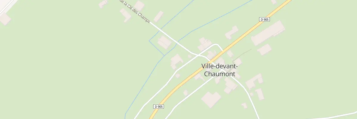 Plan du 2 Rue de la Fontaine à Ville-devant-Chaumont