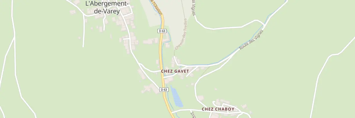 Plan du 74 Che des Treilles à L’Abergement-de-Varey