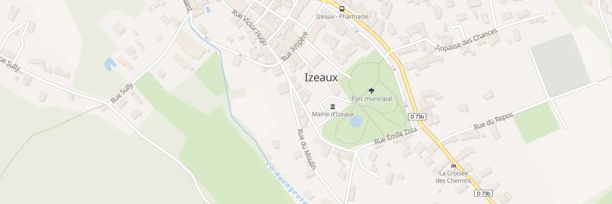 Plan du 5 Rue Emile Zola à Izeaux