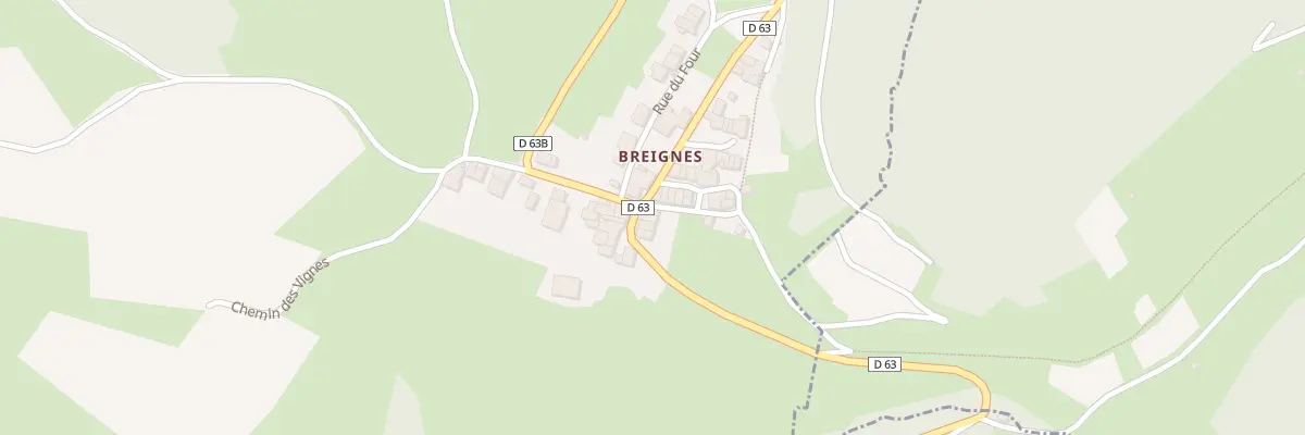 Plan du 7 Rte de Jujurieux - Breignes à Poncin