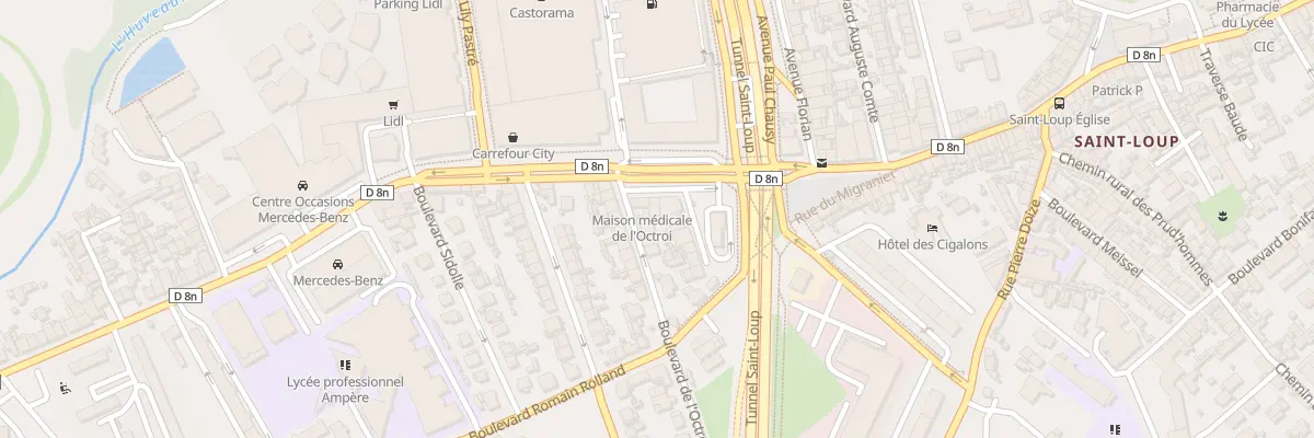 Plan du 3 Bd de l’Octroi à Marseille 10e Arrondissement