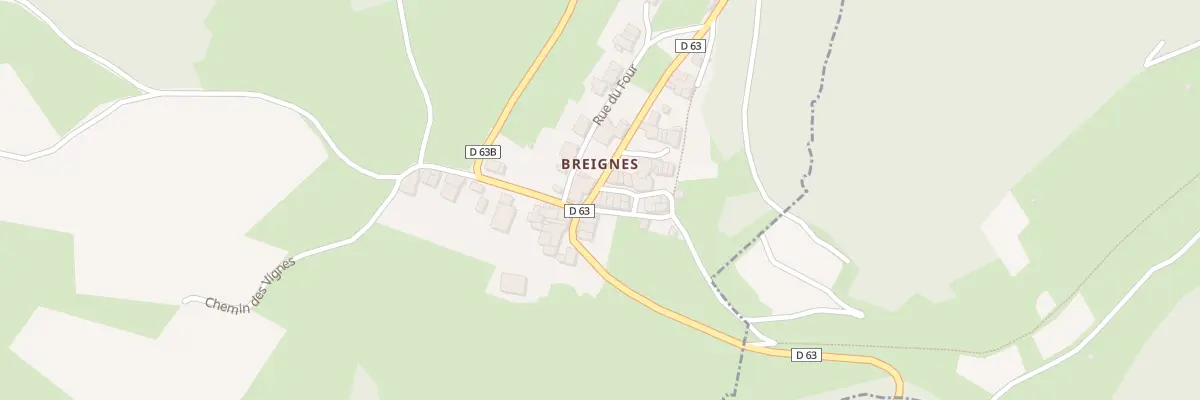 Plan du 2 Che de l’Ecottet - Breignes à Poncin