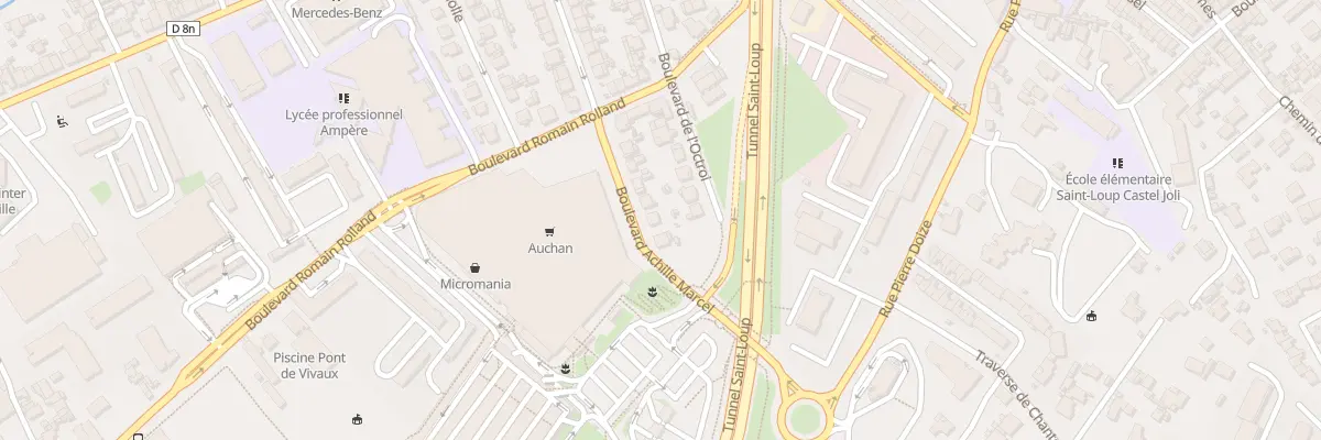 Plan du 33 Bd Achille Marcel à Marseille 10e Arrondissement