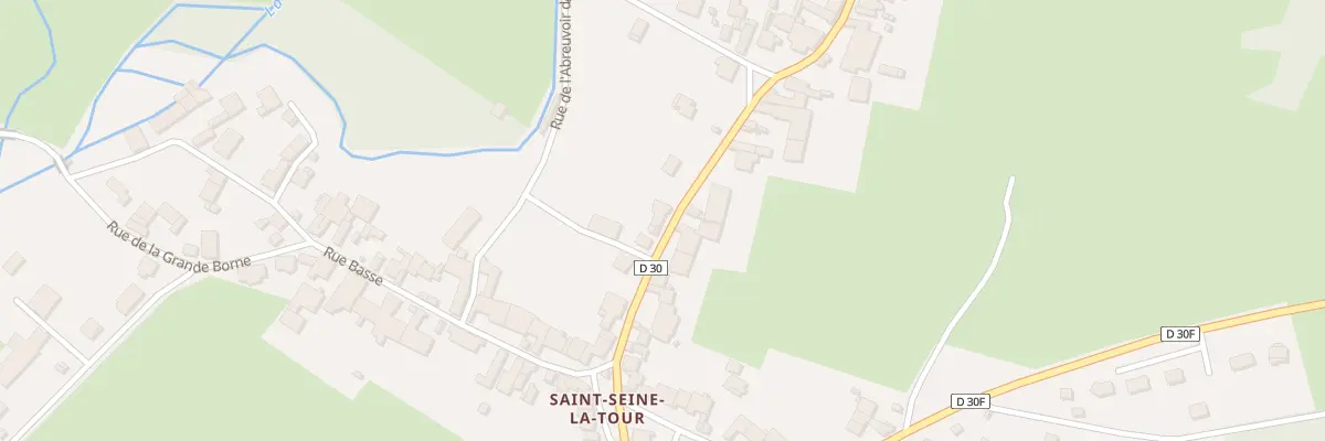 Plan du 16 Rue Haute du Chanoy à Saint-Seine-sur-Vingeanne