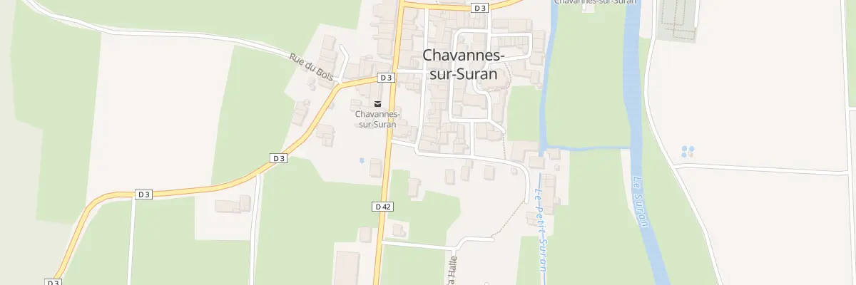 Plan du 5155 Le Village - Chavannes à Nivigne et Suran