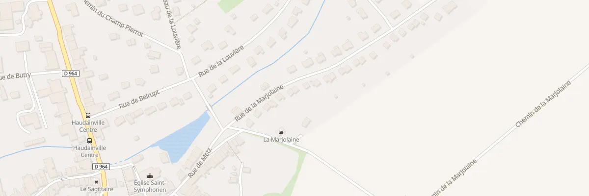 Plan du 12 Rue de la Marjolaine à Haudainville