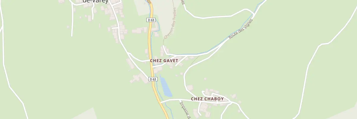 Plan du 5044 Chez Gavet à L’Abergement-de-Varey