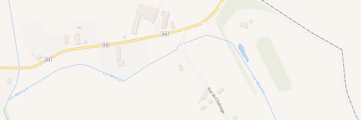 Plan du 2 Rue du Chalonge aux Essards-Taignevaux