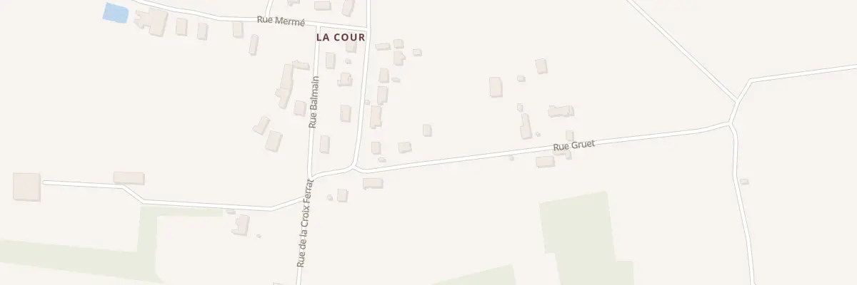 Plan du 86A Rue Gruet Ham de la Cour à Auxonne