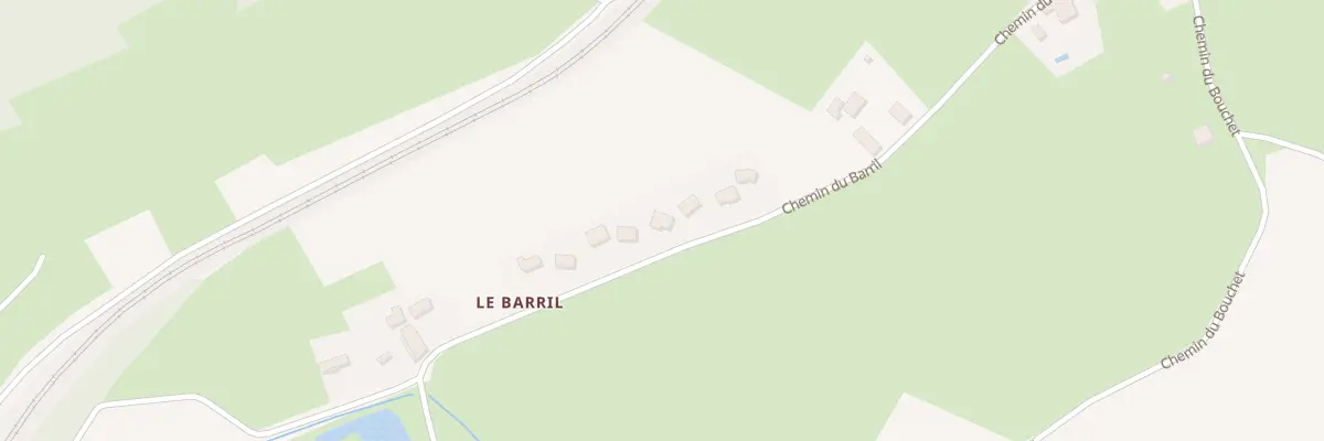 Plan du 85 Che du Barril à Châbons