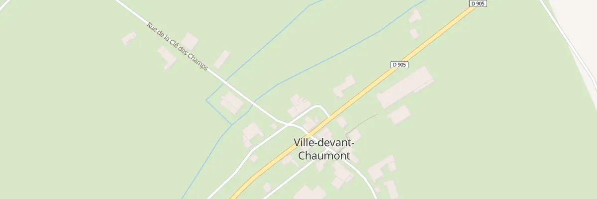 Plan du 1 Rue du Vivier à Ville-devant-Chaumont