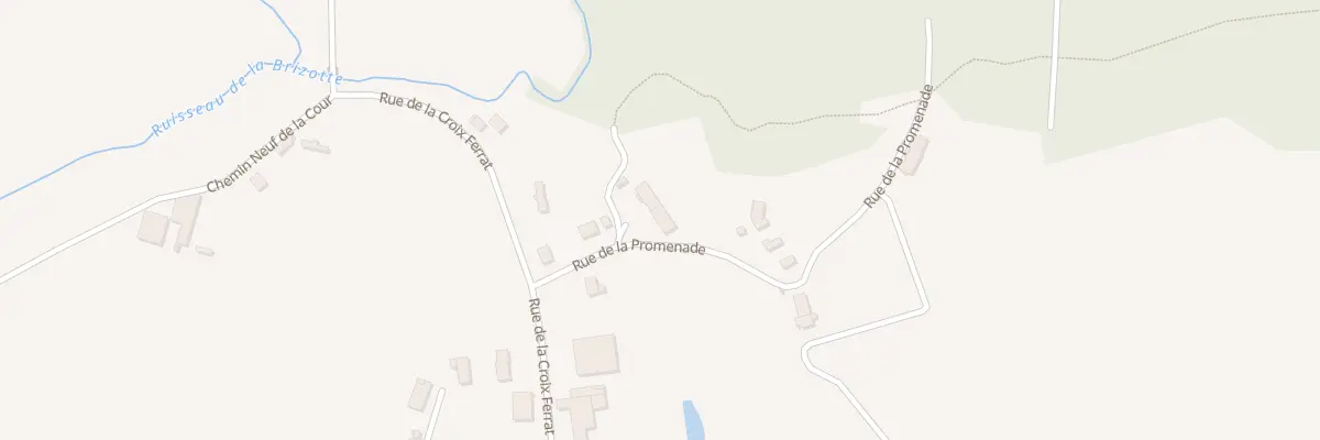 Plan du 100A Rue de la Promenade Ham Cour à Auxonne