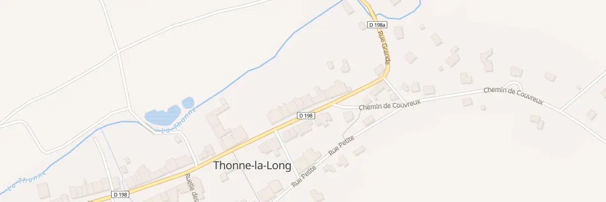 Plan du 55 Rue Grande à Thonne-la-Long