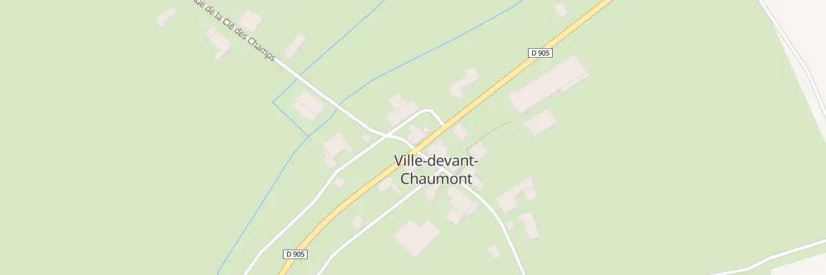Plan du 10 Rue du Bois des Caures à Ville-devant-Chaumont