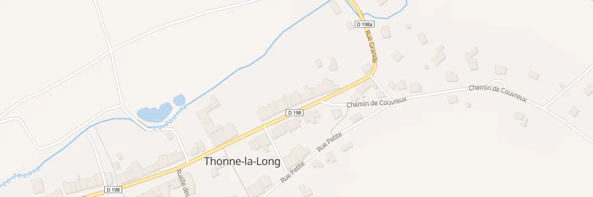 Plan du 57 Rue Grande à Thonne-la-Long