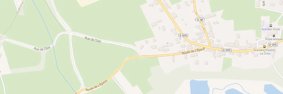 Plan du 2 Rue de l’Isle à Arandon-Passins